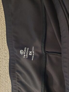 T By Talbots Black Active Leggings - 2X